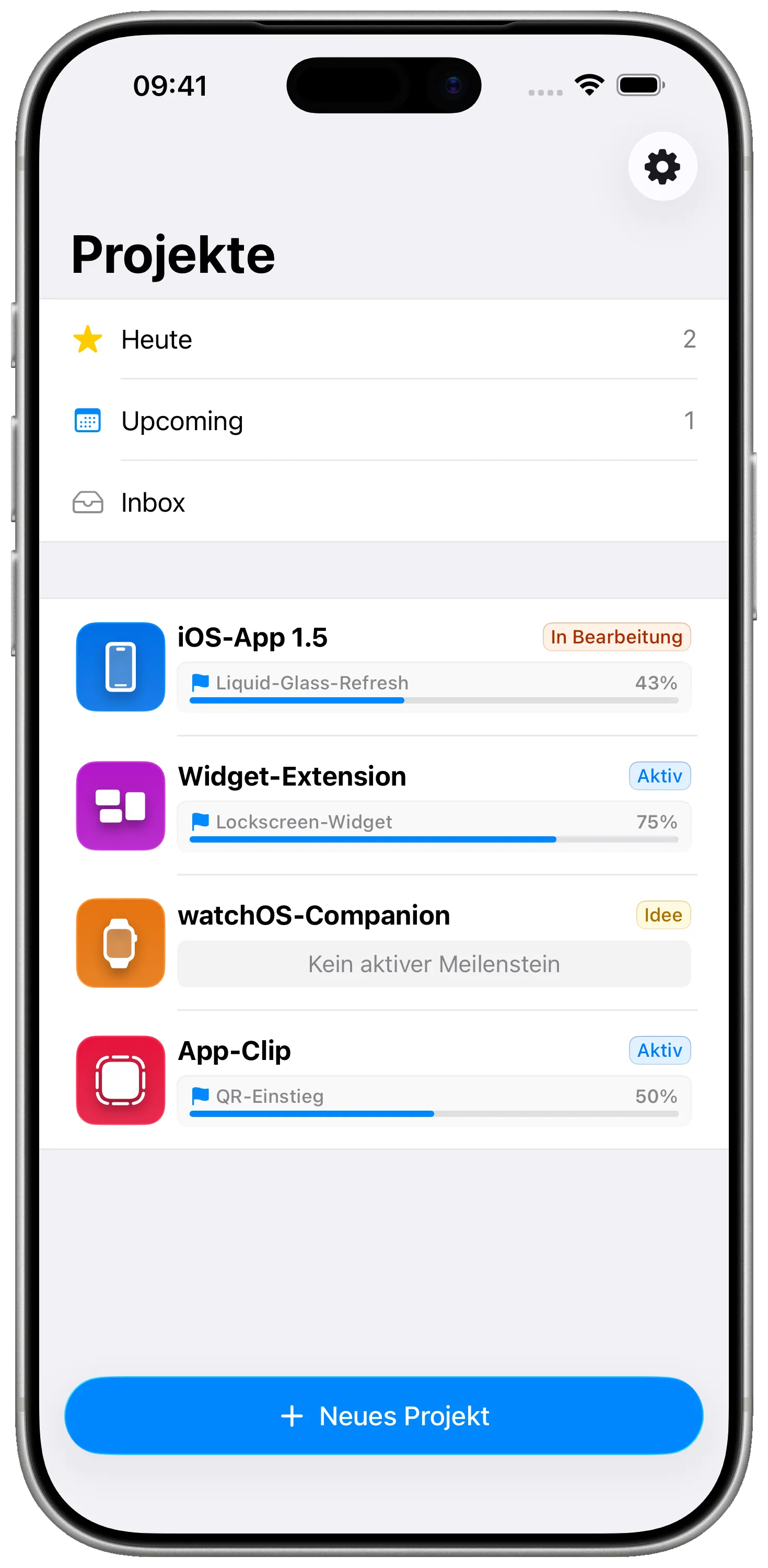 Plane deine Apps in etwas, das sich anfühlt wie die Apps, die du baust.