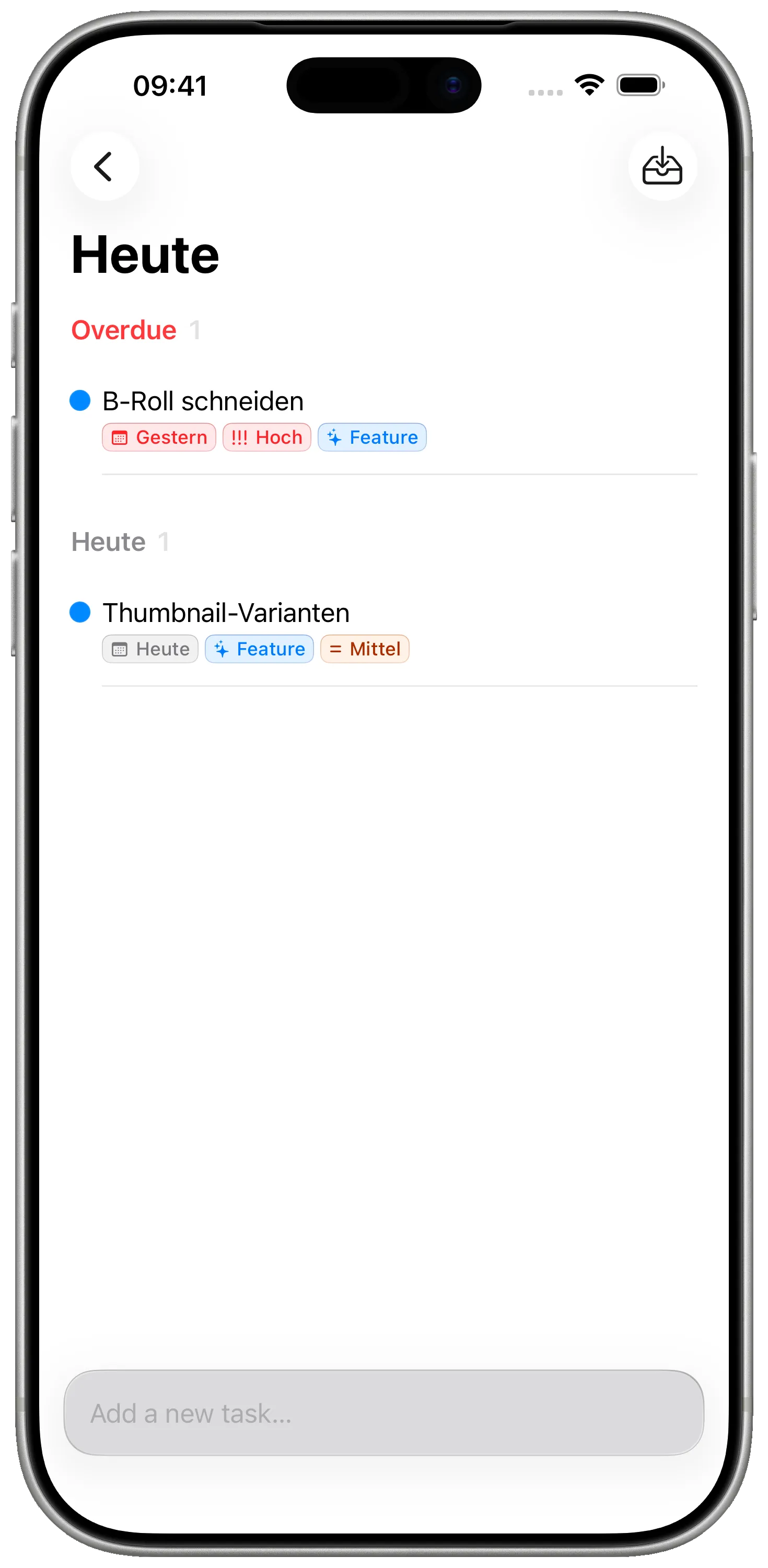 Tags für Reihen, Sponsoren, Formate