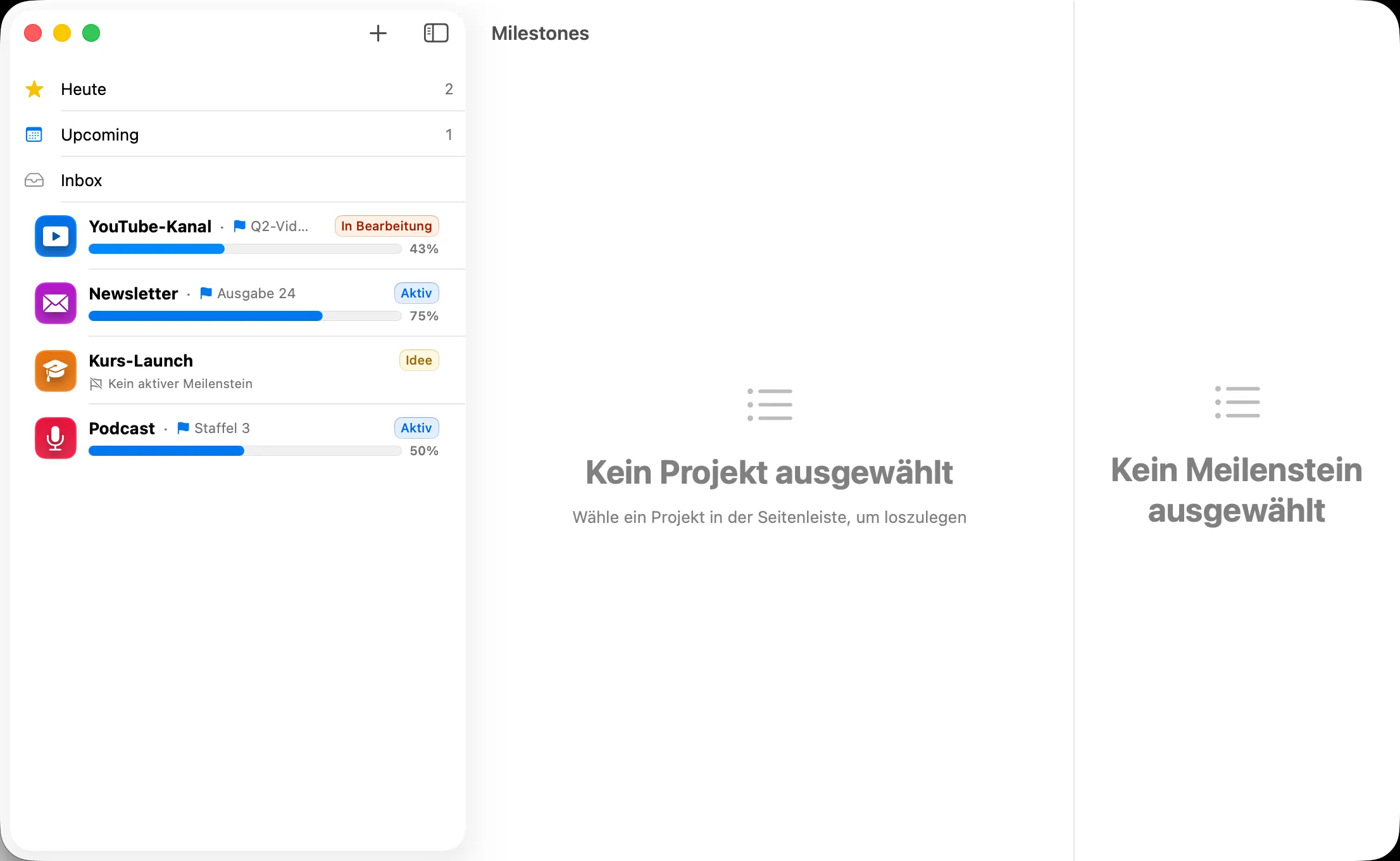 Behandle jedes Video, jede Episode und jede Ausgabe wie das Projekt, das sie eigentlich ist.