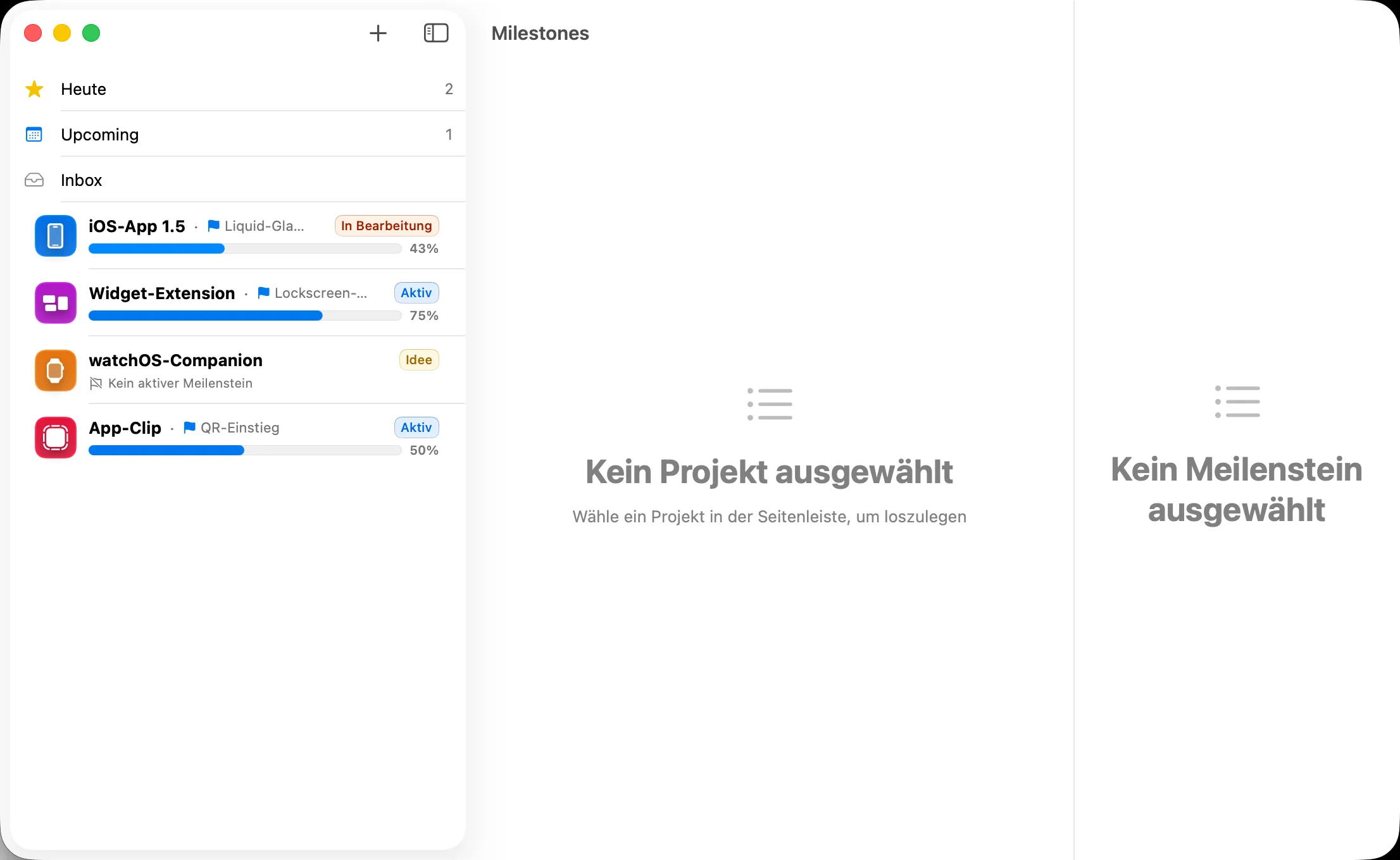 Plane deine Apps in etwas, das sich anfühlt wie die Apps, die du baust.